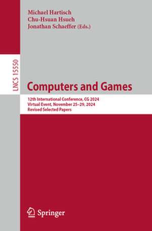 Computers and Games de Michael Hartisch