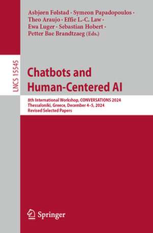 Chatbots and Human-Centered AI de Asbjørn Følstad