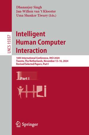 Intelligent Human Computer Interaction de Dhananjay Singh
