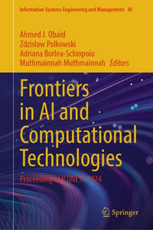 Frontiers in AI and Computational Technologies de Ahmed J. Obaid