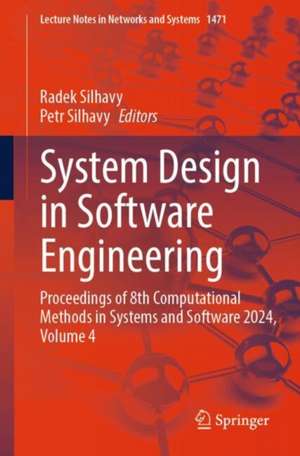 System Design in Software Engineering de Radek Silhavy
