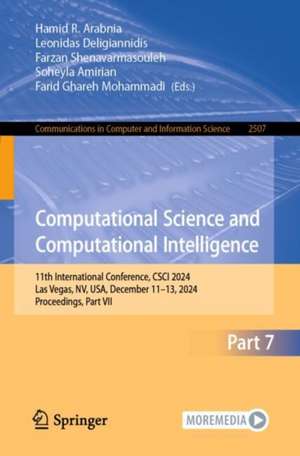 Computational Science and Computational Intelligence de Hamid R. Arabnia