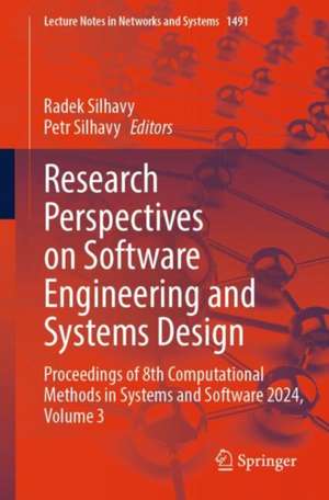 Research Perspectives on Software Engineering and Systems Design de Radek Silhavy