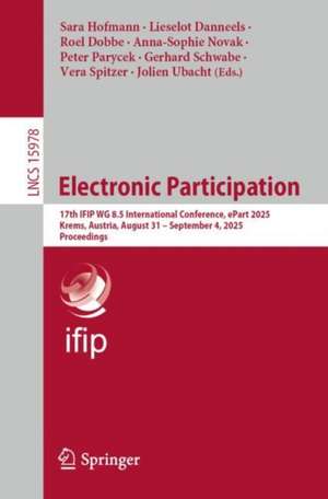 Electronic Participation de Sara Hofmann