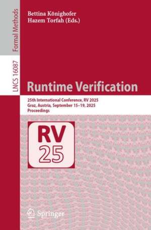 Runtime Verification de Bettina Könighofer