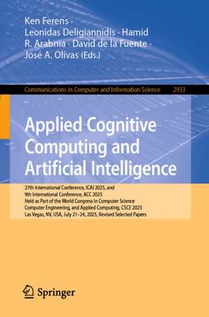Applied Cognitive Computing and Artificial Intelligence de Ken Ferens