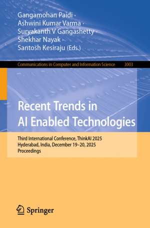 Recent Trends in AI Enabled Technologies
