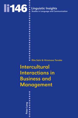 Intercultural Interactions in Business and Management de Rita Salvi