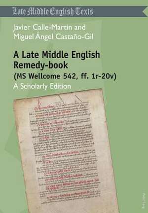 A Late Middle English Remedy-Book (MS Wellcome 542, Ff. 1r-20v): A Scholarly Edition de Javier Calle-Martín