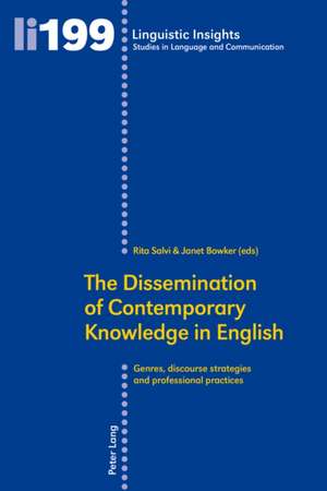 The Dissemination of Contemporary Knowledge in English de Rita Salvi