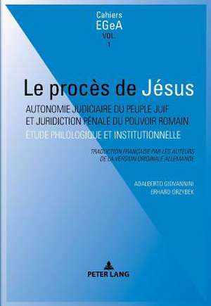 Le procès de Jésus de Adalberto Giovannini