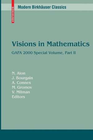 Visions in Mathematics de Noga Alon