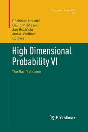 High Dimensional Probability VI: The Banff Volume de Christian Houdré