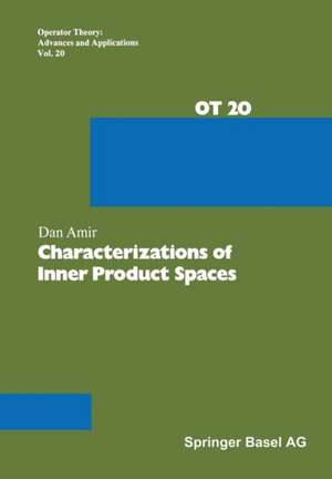 Characterizations of Inner Product Spaces de Amir