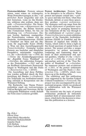 Protestarchitektur de Oliver Elser