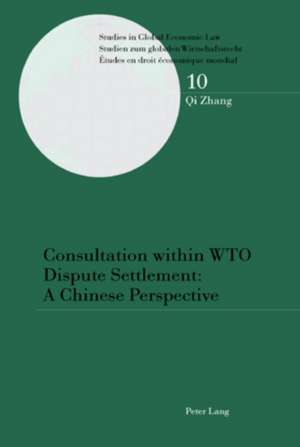 Consultation Within Wto Dispute Settlement