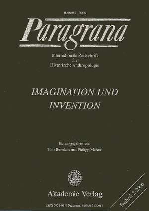 Imagination und Invention de Toni Bernhart