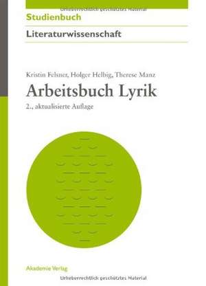 Arbeitsbuch Lyrik de Kristin Felsner