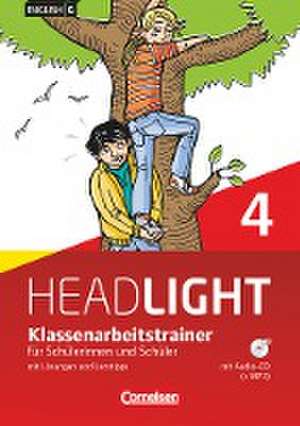 English G Headlight 04: 8. Schuljahr. Klassenarbeitstrainer mit Lösungen und Audios online