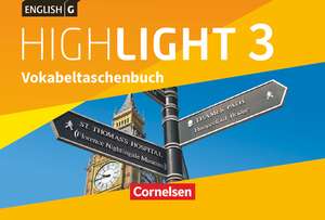 English G Highlight Band 3: 7. Schuljahr - Hauptschule - Vokabeltaschenbuch de Ingrid Raspe