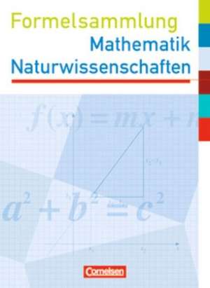 Formelsammlung Mathematik/Naturwissenschaften. Sekundarstufe I. Hessen de Dirk Köcher