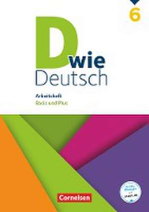 D wie Deutsch 6. Schuljahr - Arbeitsheft mit Lösungen de Ulrich Deters