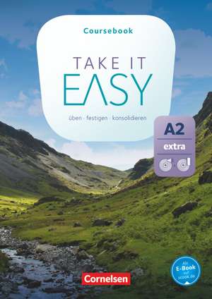 Take it Easy A2 Extra - Kursbuch mit Video-DVD und Audio-CD de Annie Cornford