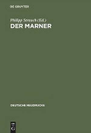 Der Marner de Helmut Brackert