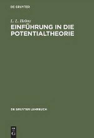 Einführung in die Potentialtheorie de L. L. Helms