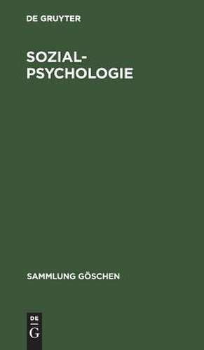 Sozialpsychologie de Peter R. Hofstätter