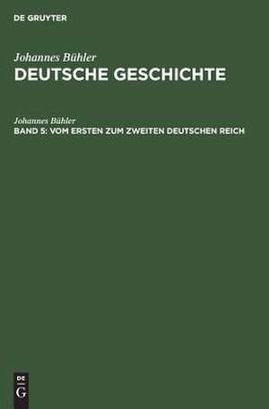 BUEHLER:DEUTSCHE GESCHICHTE BD 5