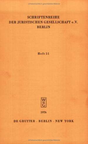 Kontinuität und Wandlungen der Eigentumsverfassung: Vortrag gehalten vor der Berliner Juristischen Gesellschaft am 20. Oktober 1975 de Hans-Jochen Vogel