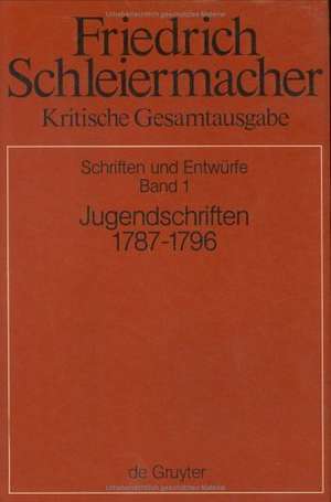 Jugendschriften 1787-1796 de Günter Meckenstock