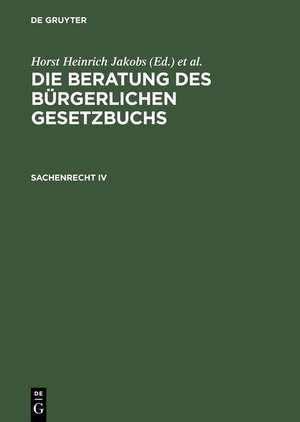 Sachenrecht IV: Gesetz über die Zwangsversteigerung und die Zwangsverwaltung de Horst Heinrich Jakobs