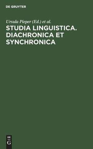 Studia Linguistica. Diachronica et Synchronica: Werner Winter Sexagenario Anno MCMLXXXIII gratis animis ab eius collegis, amicis discipulisque oblata de Ursula Pieper