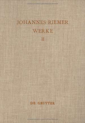 Dramen de Johannes Riemer