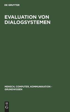 Evaluation von Dialogsystemen