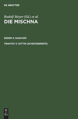 Gittin (Scheidebriefe) de Dietrich Correns