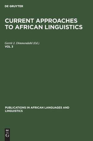 CURRENT APPR.AFRICAN LING.3 (DIMMEND.) GEB PALL 6 de Gerrit J. Dimmendahl