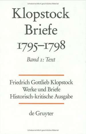 Text de Friedrich Gottlieb Klopstock