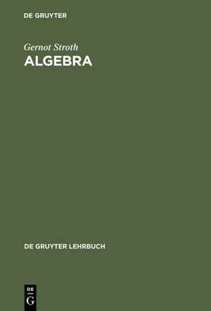 Algebra: Einführung in die Galoistheorie de Gernot Stroth