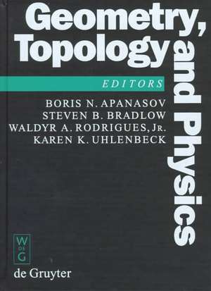 Geometry, Topology and Physics: Proceedings of the First Brazil-USA Workshop held in Campinas, Brazil, June 30-July 7, 1996 de Boris N. Apanasov