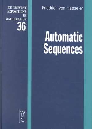 Automatic Sequences de Friedrich Haeseler