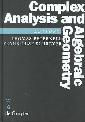 Complex Analysis and Algebraic Geometry: A Volume in Memory of Michael Schneider de Thomas Peternell