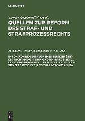 Von dem Entwurf eines Gesetzes über den Rechtsgang in Strafsachen (1919/20) bis zu der Verordnung über Gerichtsverfassung und Strafrechtspflege (lex Emminger) vom 4.1.1924 de Werner Schubert