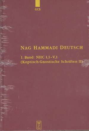 NHC I,1-V,1: (Koptisch-Gnostische Schriften, 2) de Hans-Martin Schenke