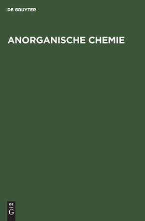 Anorganische Chemie de Erwin Riedel