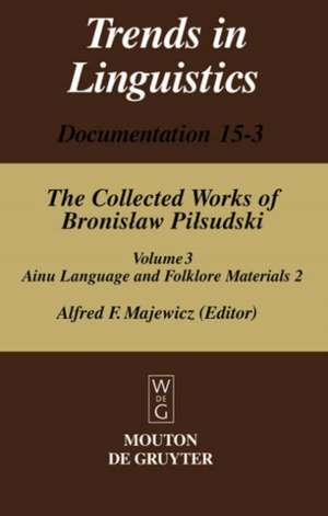 Materials for the Study of the Ainu Language and Folklore 2 de Elzbieta Majewicz