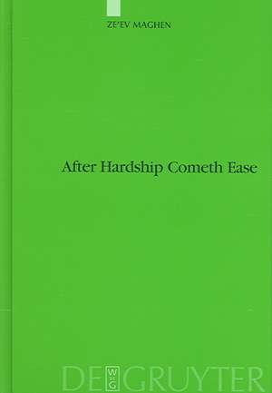 After Hardship Cometh Ease: The Jews as Backdrop for Muslim Moderation de Ze'ev Maghen