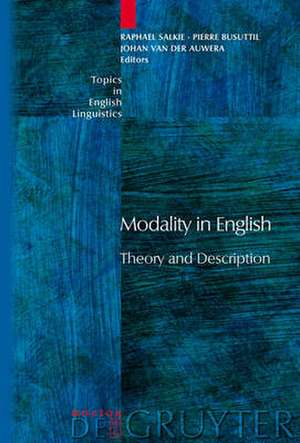 Modality in English: Theory and Description de Raphael Salkie